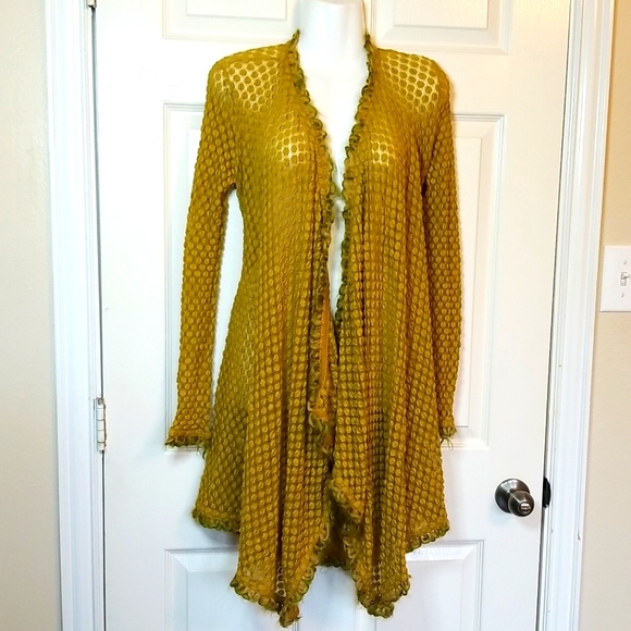 Umbrale Sweaters - Umbrale Longsleeve Draped Cardigan
